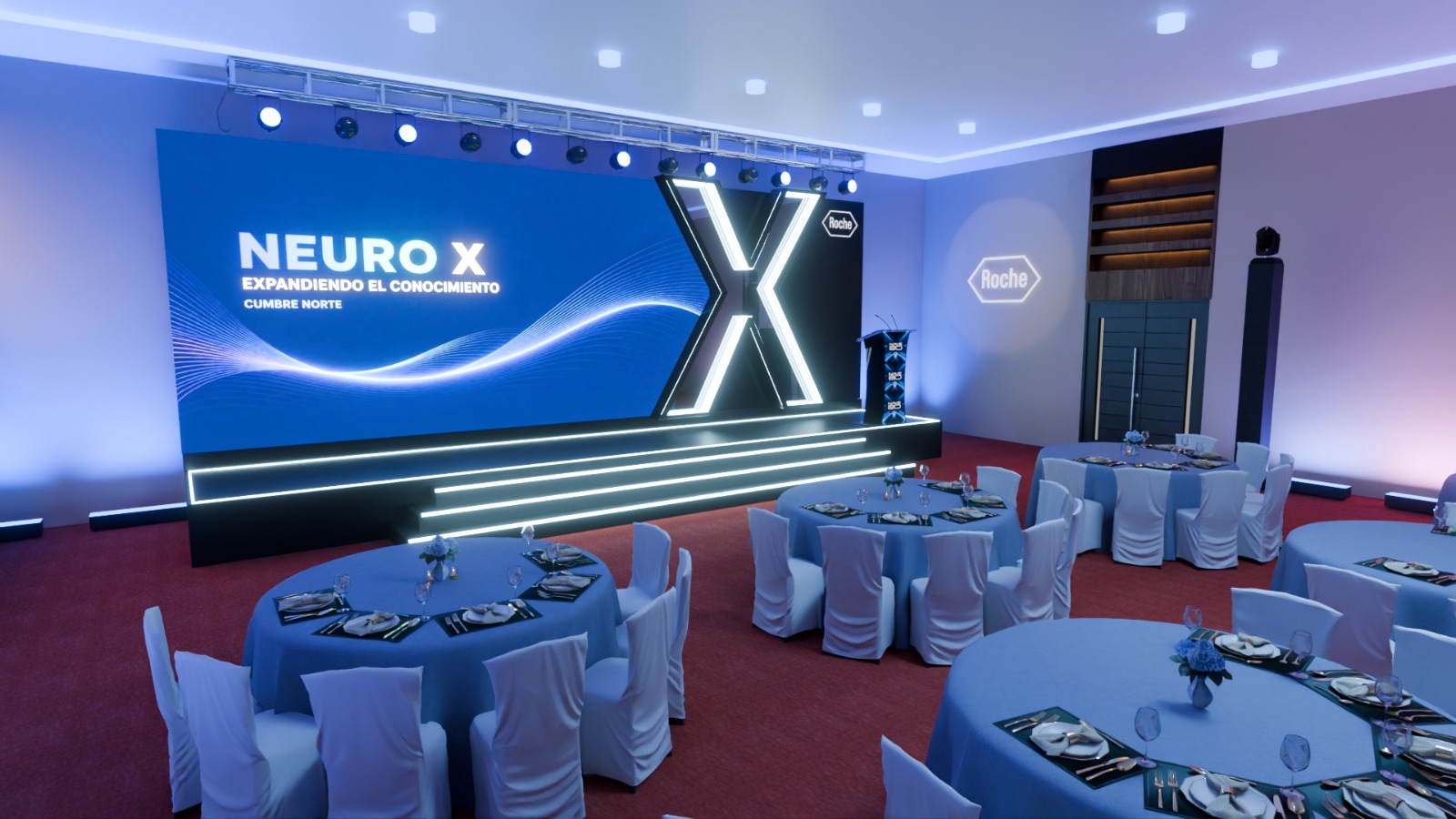 Lateral derecho — Escenario principal Neuro X Cumbre Norte