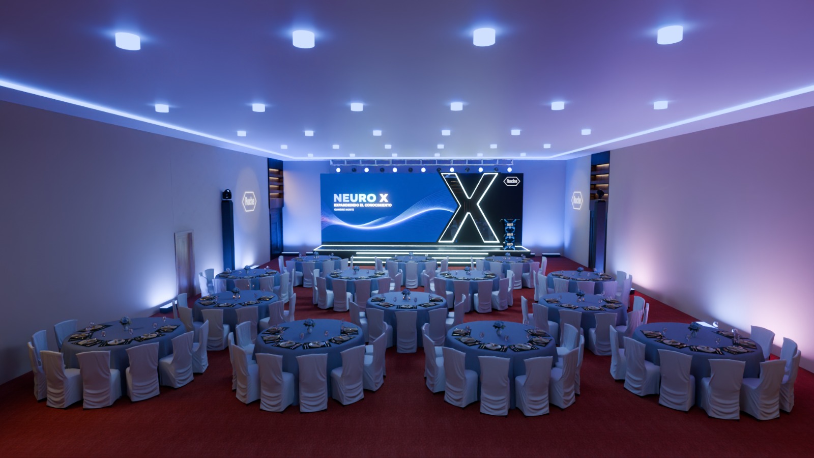 Vista general del salón — Escenario principal Neuro X Cumbre Norte